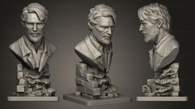Busts and bas-reliefs of famous people (BUSTC_0702) 3D model for CNC machine